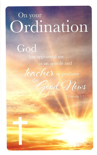 Picture of ON YOUR ORDINATION CARD
